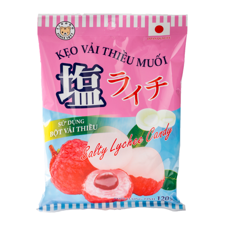 榮光堂荔枝味鹽糖120g