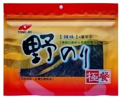 統記極餐味付海苔-日式辣味30g